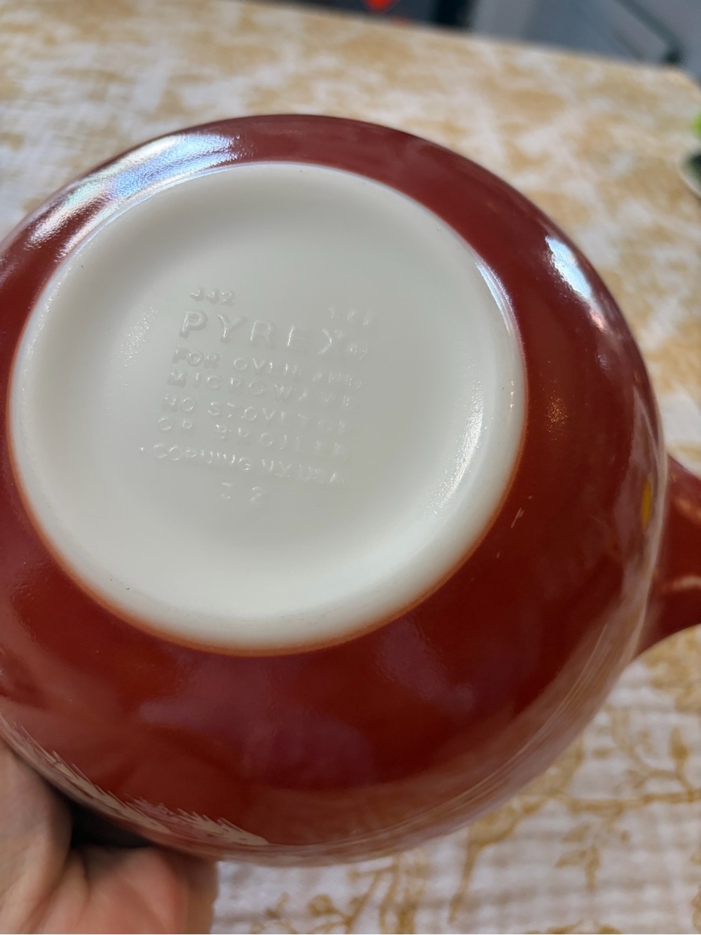 Pyrex “Autumn Harvest” Wheat Cinderella mixing bowl - Picture 5 of 8
